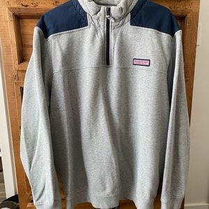 Large Men’s Gray Vineyard Vines Pullover